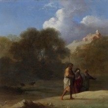 Cornelis van Poelenburgh - Christ on the Road to Emmaus