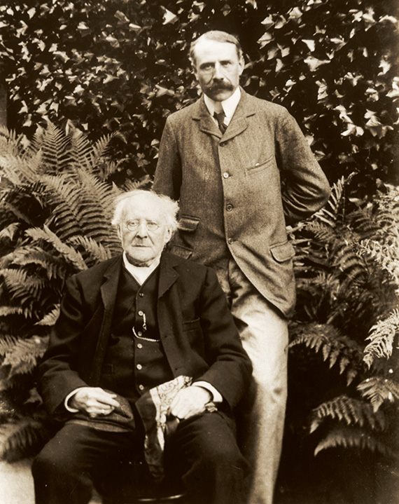 Elgar with his father