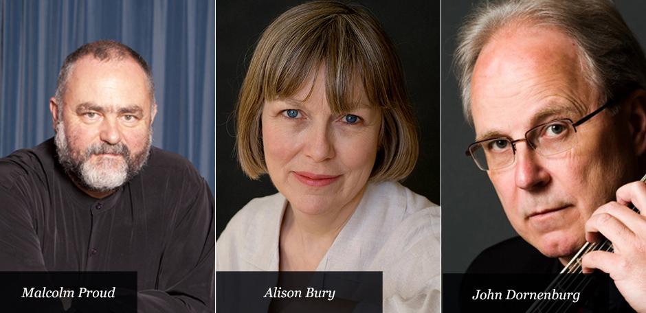 Alison Bury, John Dornenburg and Malcolm Proud