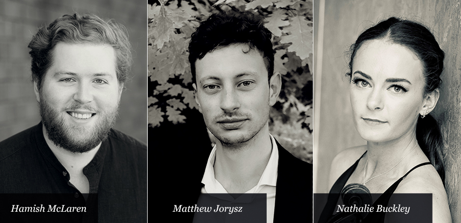 Hamish McLaren, Matthew Jorysz, Nathalie Buckley