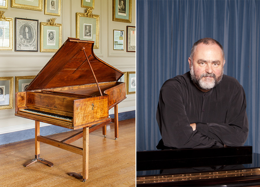 Malcolm Proud and Weber Harpsichord