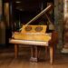Ralph Vaughan Williams’s Grand Piano Steinway model O, 1920, no 199661, lid open